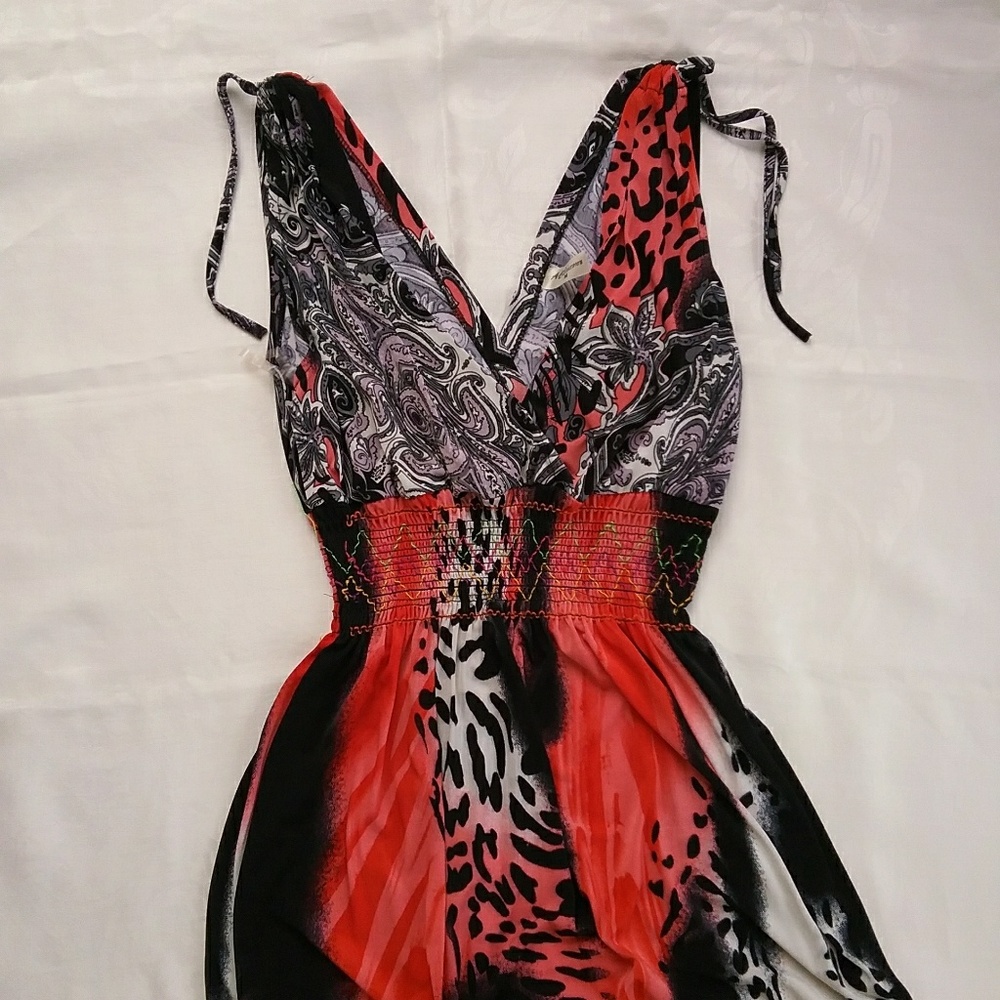 Summer high-low fun dress